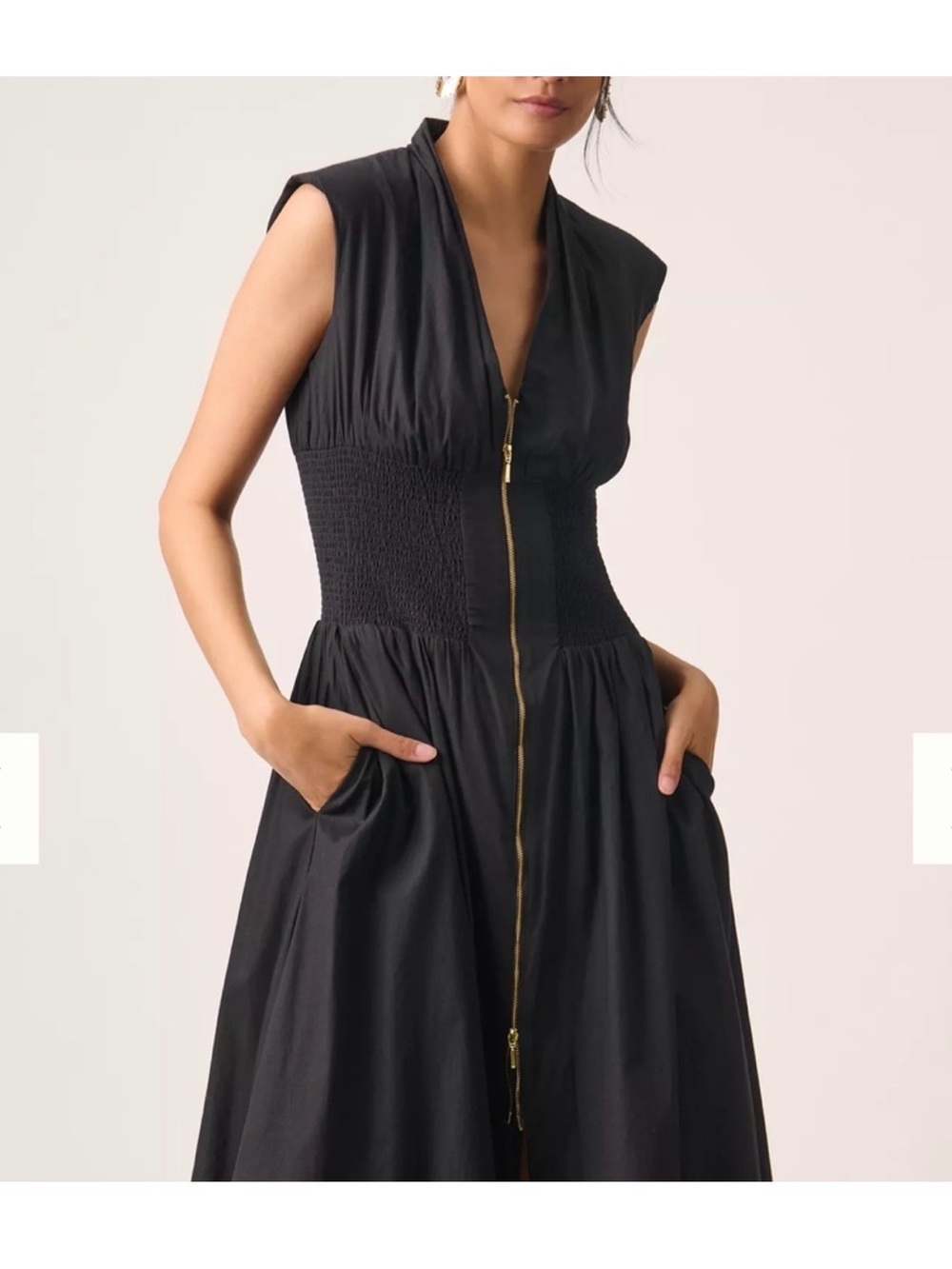 Anthropologie Maeve Tommie smocked dress Size Small